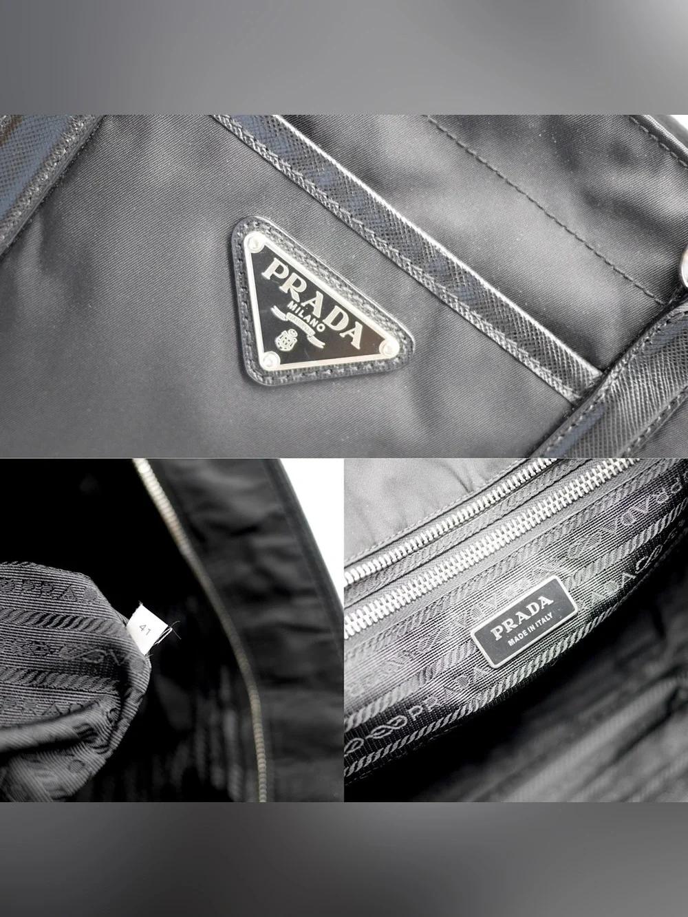 🍓PRADA Nylon Tessuto Tote